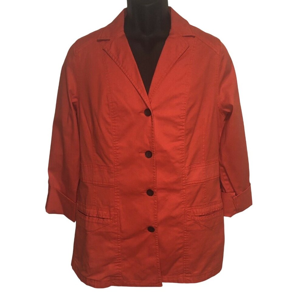 Workers for Freedom Women’s Red Canvas Jacket Size 12